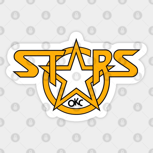 Defunct OKC Stars Hockey 1979 Sticker by LocalZonly